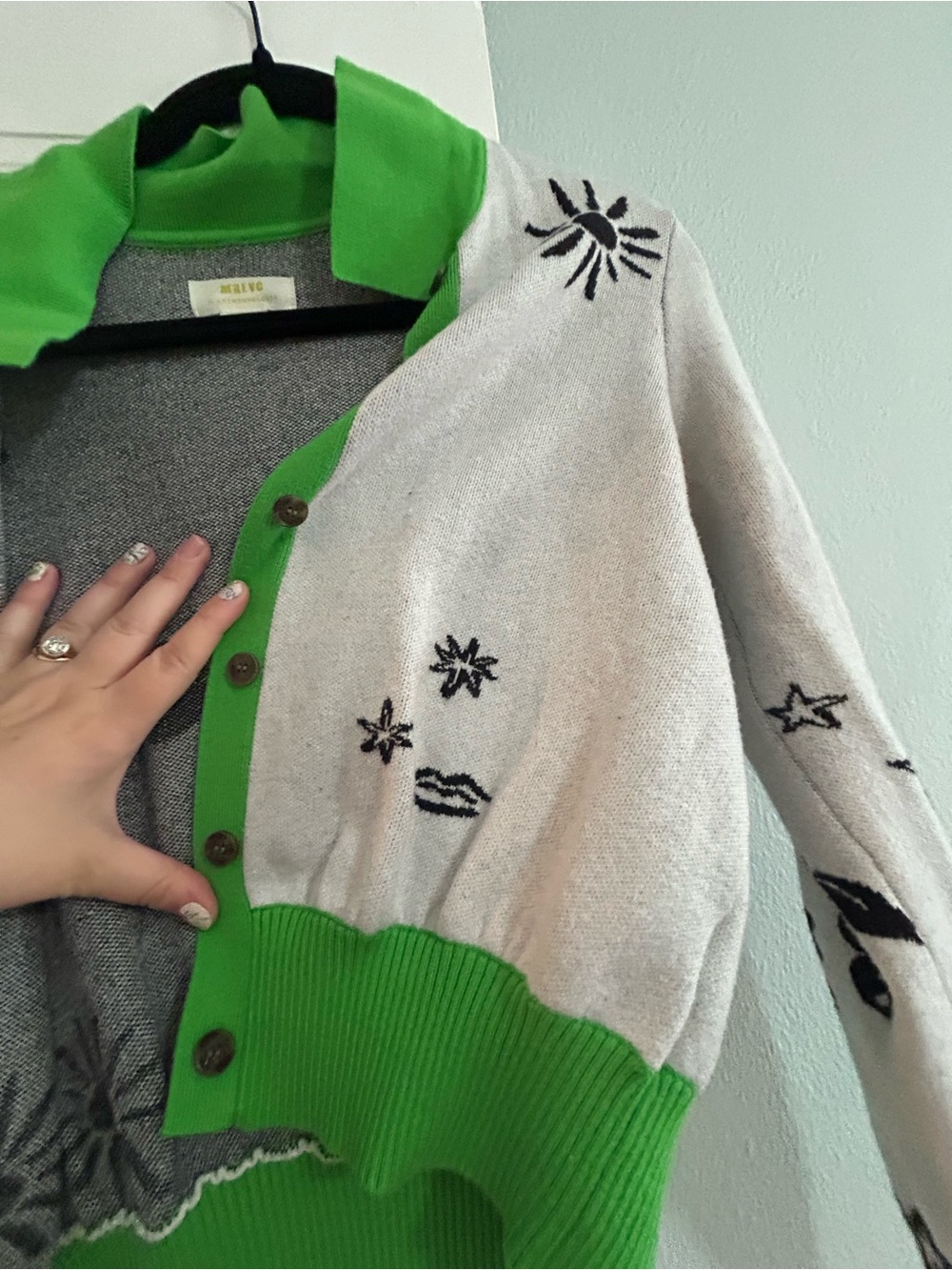 Maeve Collared Cardigan Sweater - Picture 3 of 11